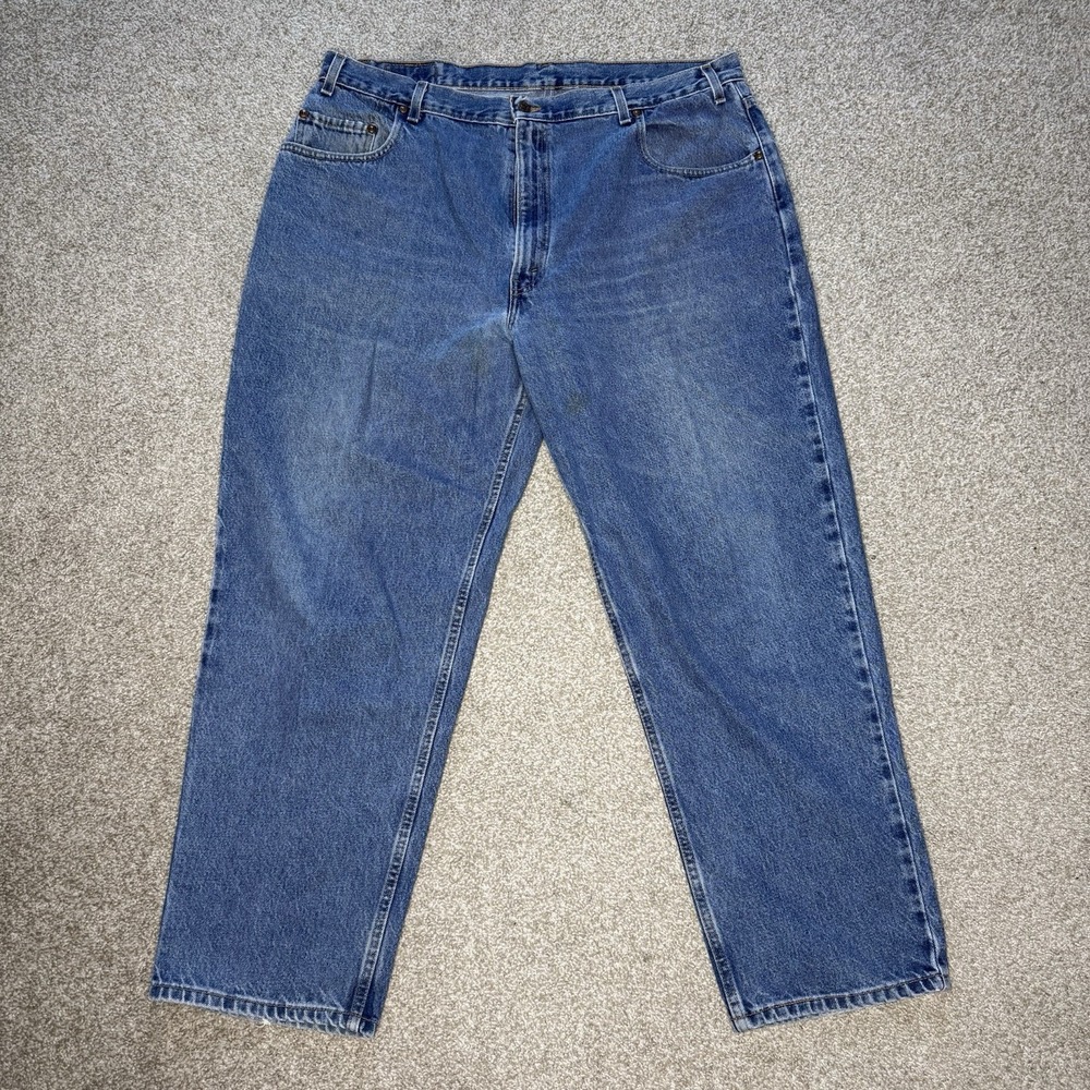 Vintage Levi's 545 Jeans Loose Fit Men's 40x30‎ (Tag 42x30) Copper Tab Denim